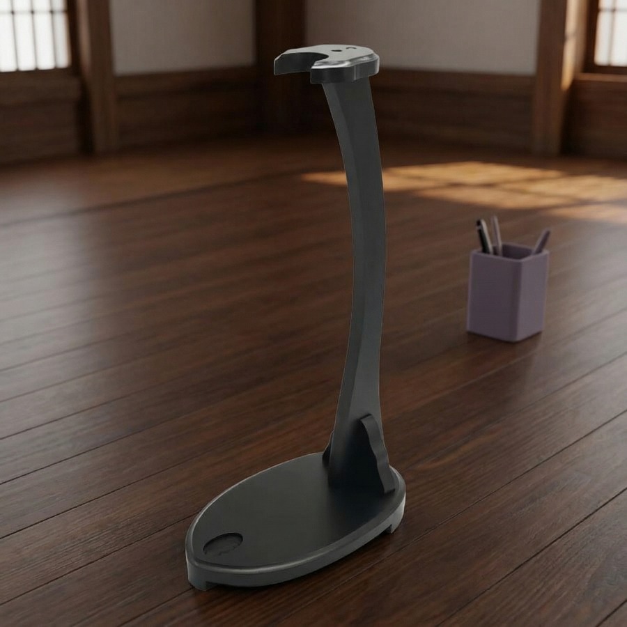 Vertical Katana Stand Sword Sh - Desk Setup Wood ulasan dan harga