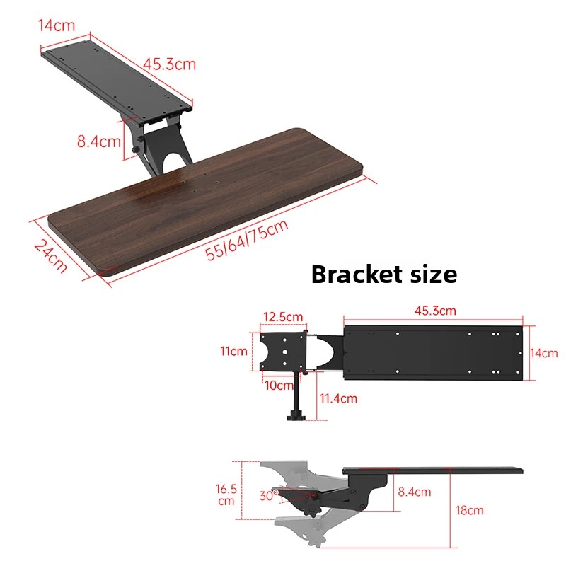 Ergonomic Under Desk Keyboard  - Desk Setup With Keyboard Tray ulasan dan harga