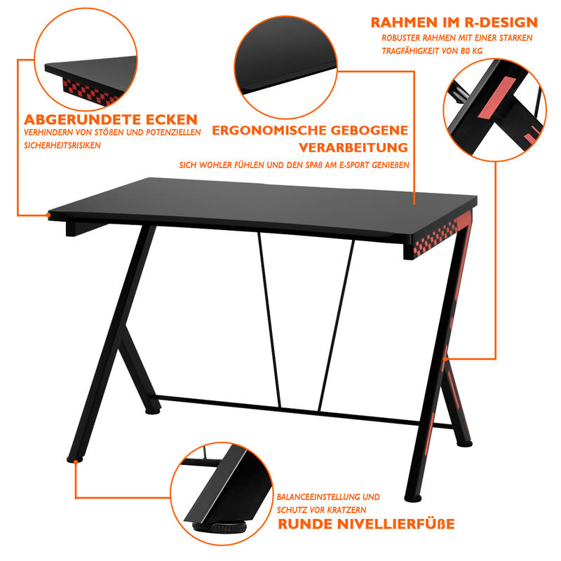 Modern Ergonomic Computer Desk - Desk Setup Small ulasan dan harga