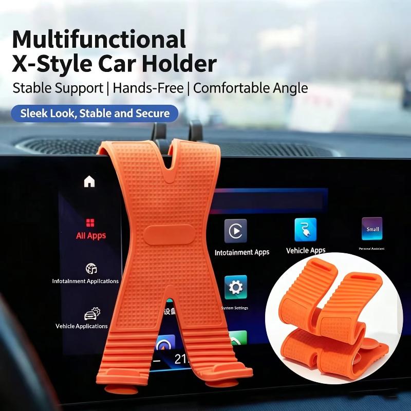 New X-shaped Silicone Phone Ho - Desk Setup Stand ulasan dan harga
