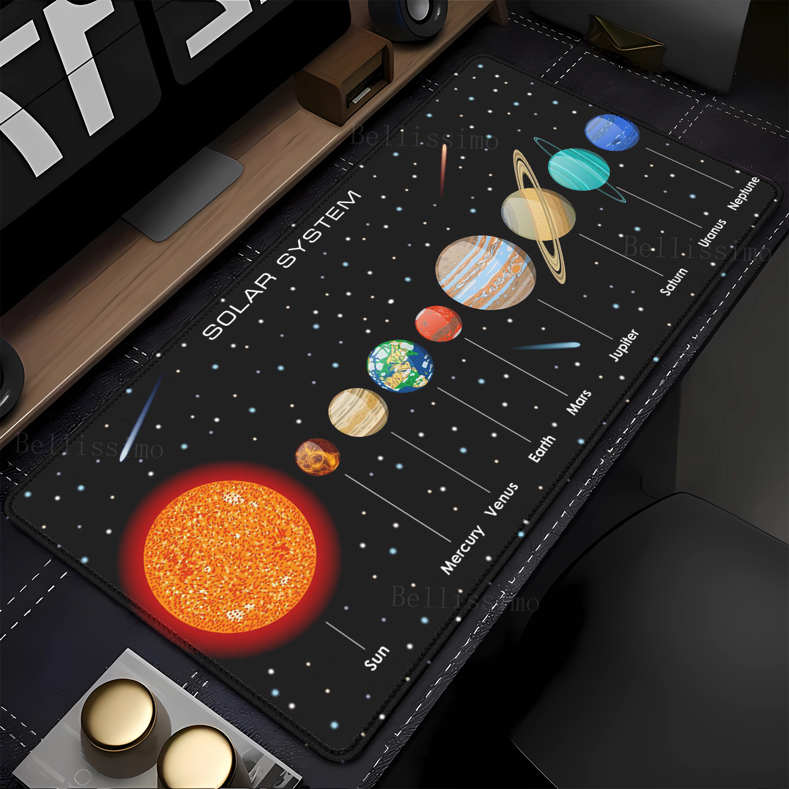mouse pad Gamer Space Universe - Zelda Desk Setup ulasan dan harga