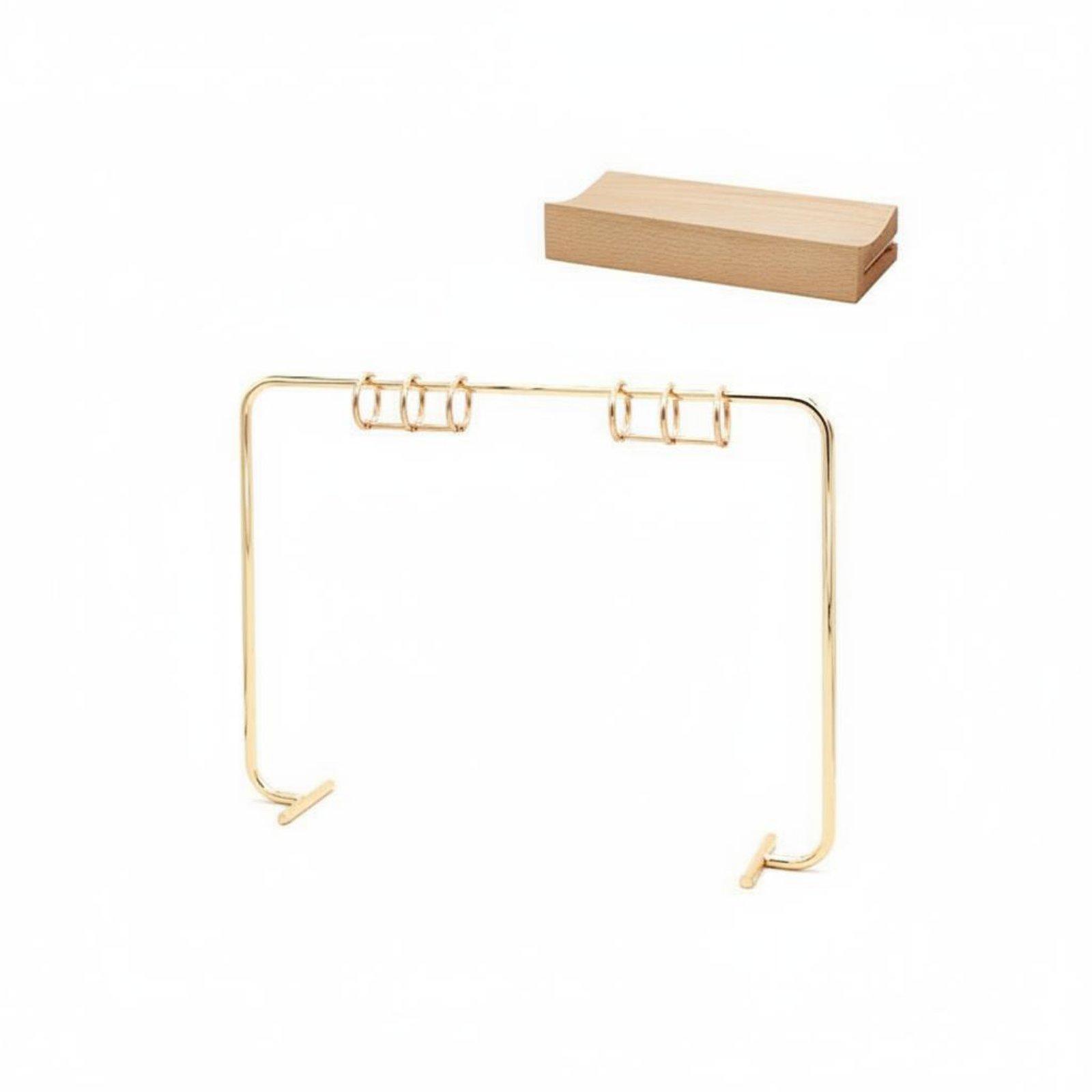 Wooden Base Calendar Stand Sta - Desk Setup Wood ulasan dan harga