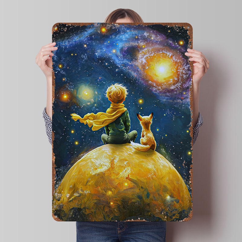 The Little Prince and Fox Prin - Desk Setup Poster ulasan dan harga
