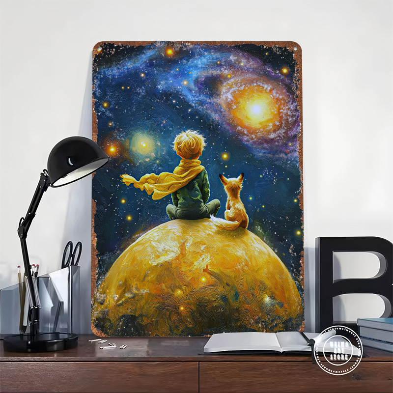 The Little Prince and Fox Prin - Desk Setup Poster ulasan dan harga