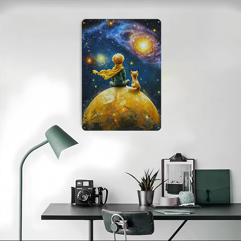 The Little Prince and Fox Prin - Desk Setup Poster ulasan dan harga