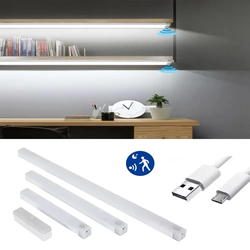 PIR Motion Sensor LED Night Li - Desk Setup Led Strip ulasan dan harga