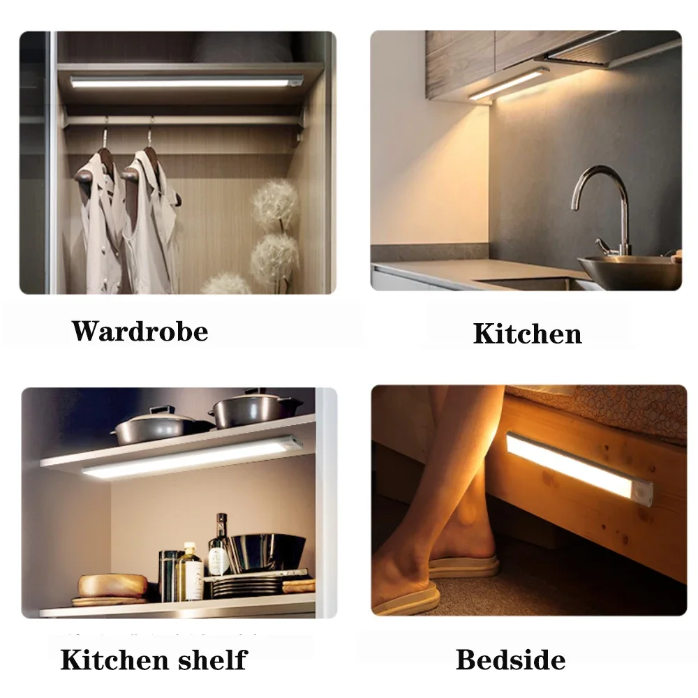 PIR Motion Sensor LED Night Li - Desk Setup Led Strip ulasan dan harga