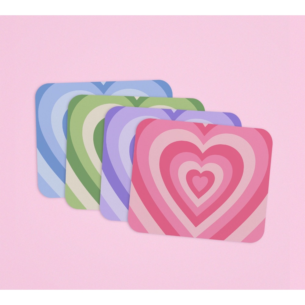 Retro Heart Mouse Pad | aesthe - Y2K Desk Setup ulasan dan harga