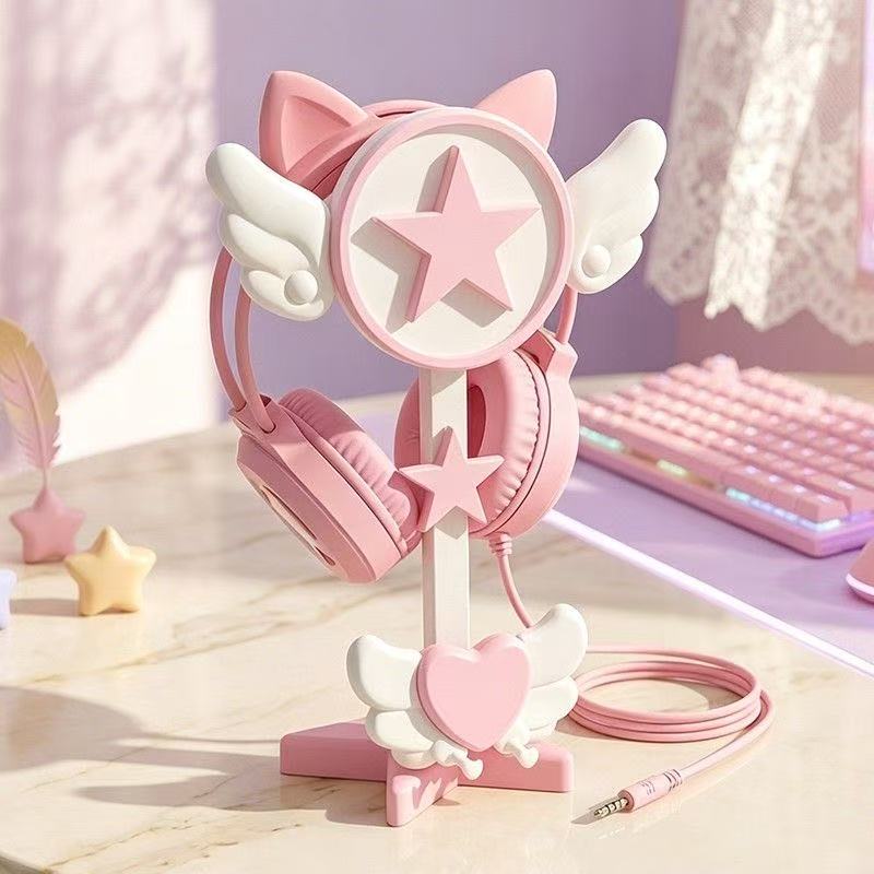 Japanese-style Headphone Stand - Desk Setup Accessories ulasan dan harga